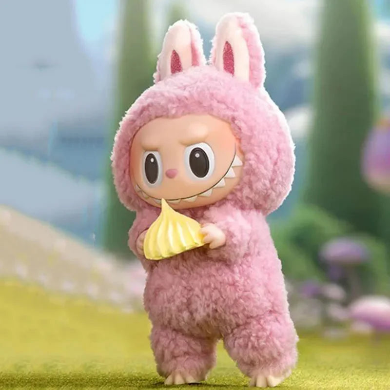 POP MART The Monsters Labubu Macaron Brown Vinyl Figure