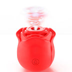 1PC Rose Flower 2 In 1 Vibrator Sucking Beating Nipple Clitoral Stimulator Powerful G-spot Vaginal Vibrator Sex Toys for Women