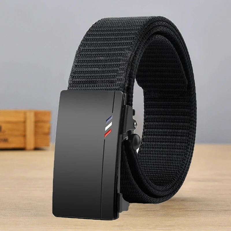 Ceinture homme nylon boucle automatique 3,4 cm - LSDLBoutique