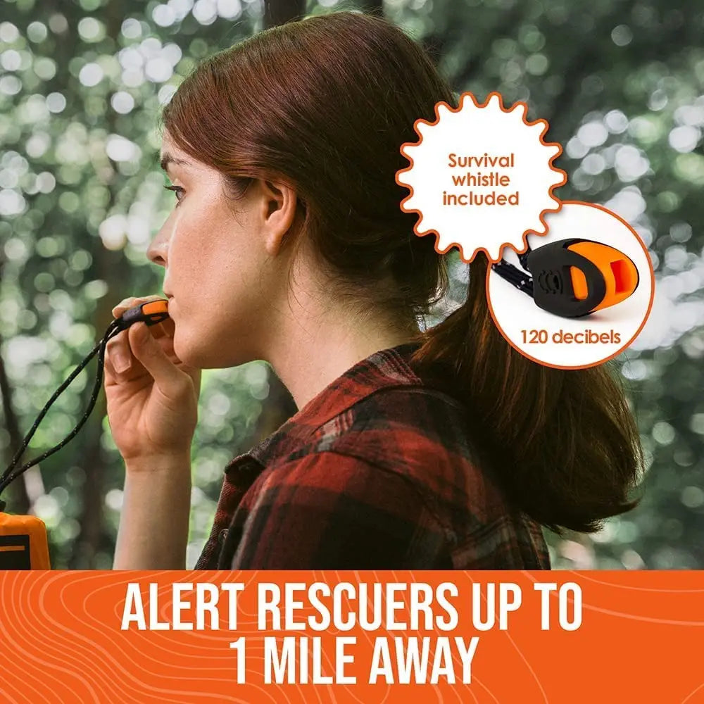 2-Person Waterproof Survival Tent Kit with Mylar Bivy