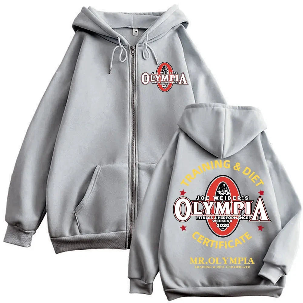 Oversized zip-up cotton hoodie with fleece lining