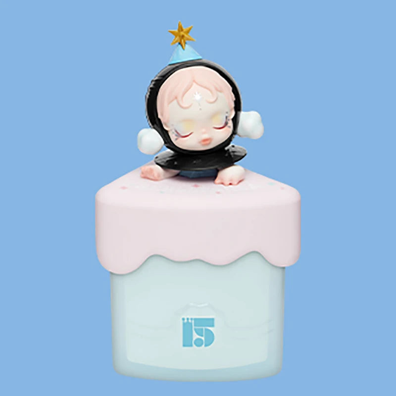 POP MART Figurine PVC 15e Anniversaire Boîte Aveugle