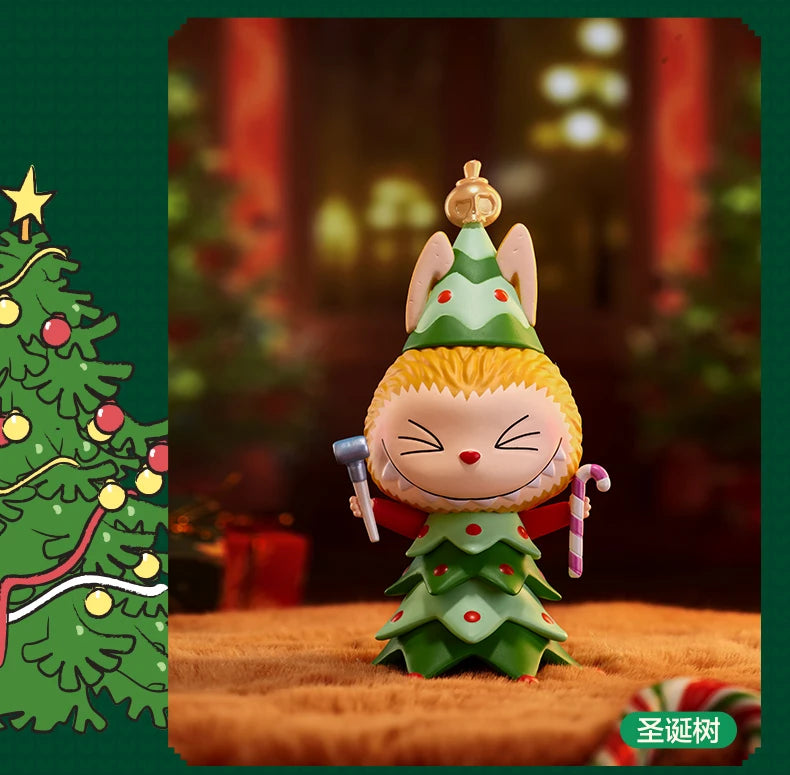 Pop Mart Labubu Let’s Christmas Figurine Mystère en PVC 8 cm Kawaii Collection Noel by LSDLBoutique.ch