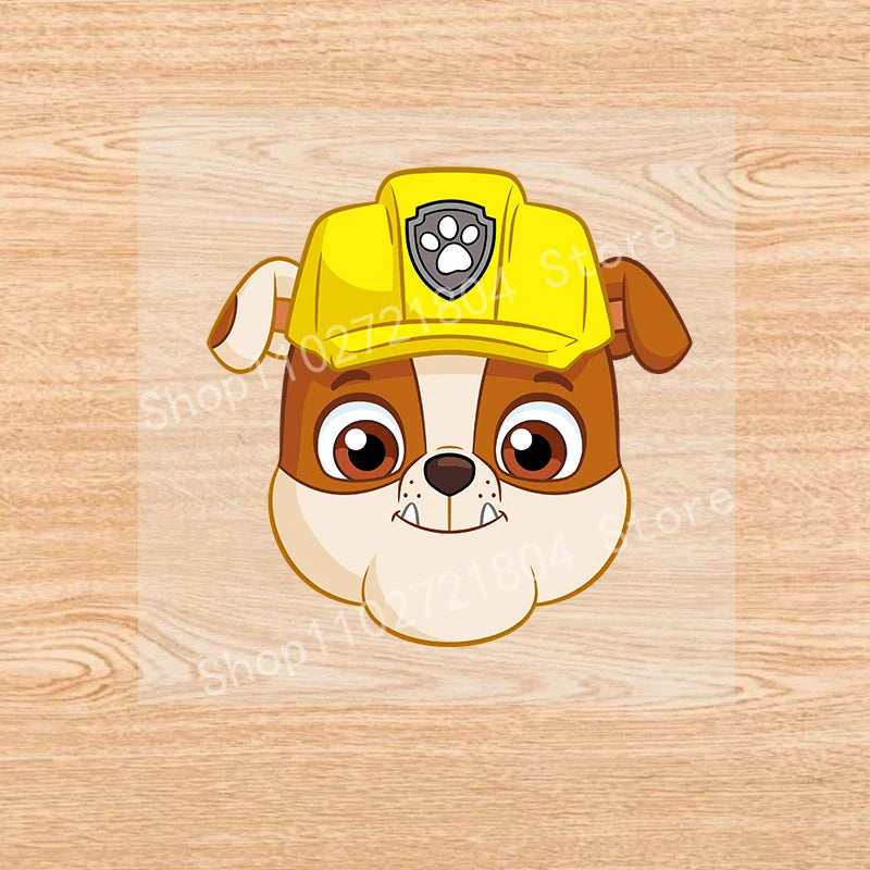 PAW Patrol-Autocollants de vêtements de dessin animé mignons, fer sur des patchs, autocollants de transfert de chaleur Anime Kawaii, cadeau de bricolage cool, fête de vacances by LSDLBoutique.ch