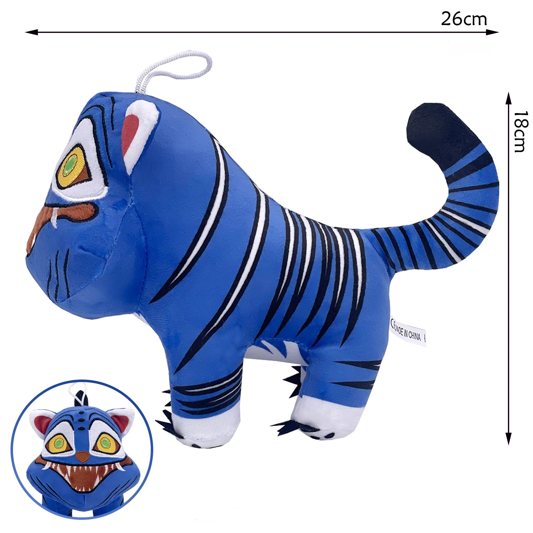 Nouveau Anime Kpop démons chasseurs en peluche mignon violet tigre noir chapeau pie monstre chasse fille groupe en peluche pour les Fans cadeaux by LSDLBoutique.ch