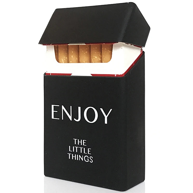 Etui Cigarettes Silicone Crâne Capacité 20 Cigarettes Pour Homme Femme