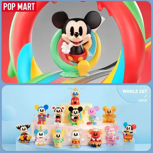 POP MART Figurine Mickey Disney PVC Kawaii Multicolore
