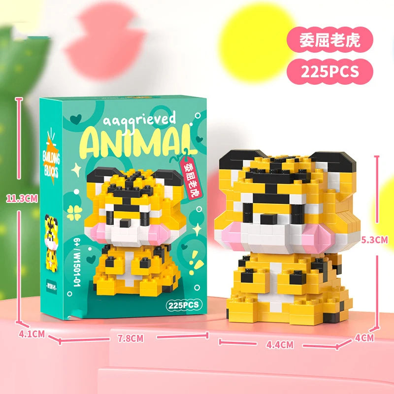 Ensemble De Briques Animaux Micro Blocs De Construction Pour Enfants Adultes Décoration Jouets Compatibles Lego ABS by LSDLBoutique.ch