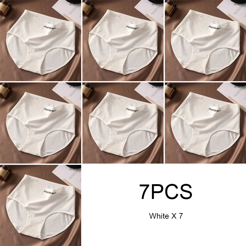 Preference Culotte Taille Haute Coton Beige Marron 7 Pièces