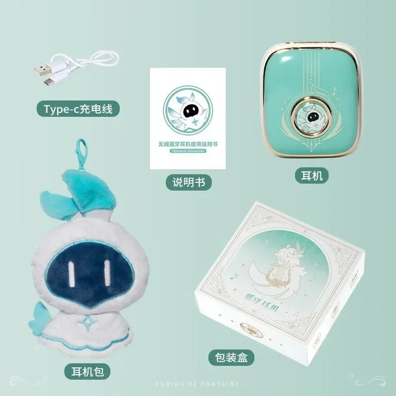 Venti Bluetooth Headset 5.4 Turquoise Genshin Impact Cosplay