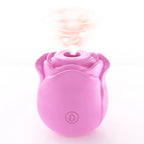 1PC Rose Flower 2 In 1 Vibrator Sucking Beating Nipple Clitoral Stimulator Powerful G-spot Vaginal Vibrator Sex Toys for Women