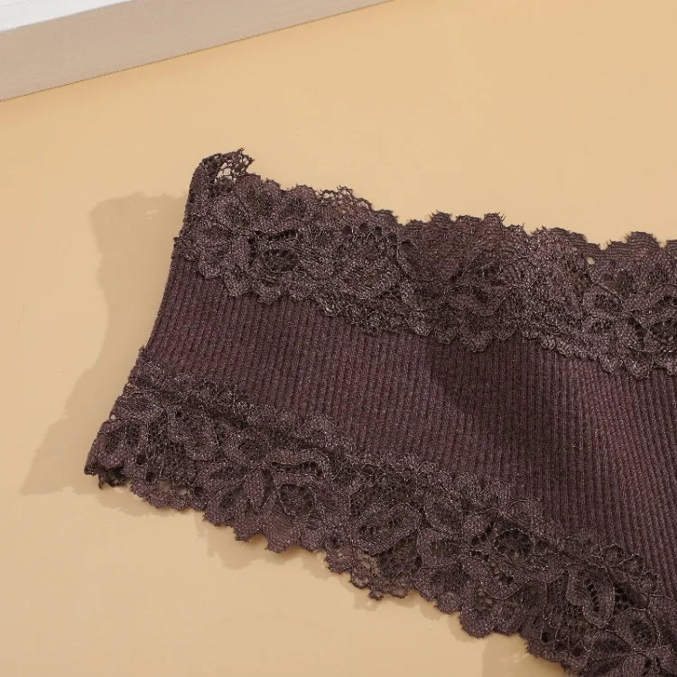 All Of Me Culotte Dentelle Coton Sans Couture Taille Basse