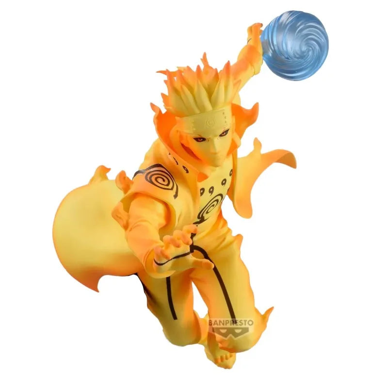 Bandai Original BANPRESTO Anime NARUTO SHIPPUDEN Uzumaki Naruto Namikaze Minato Kurama PVC Action Figure Model Collectible Toys