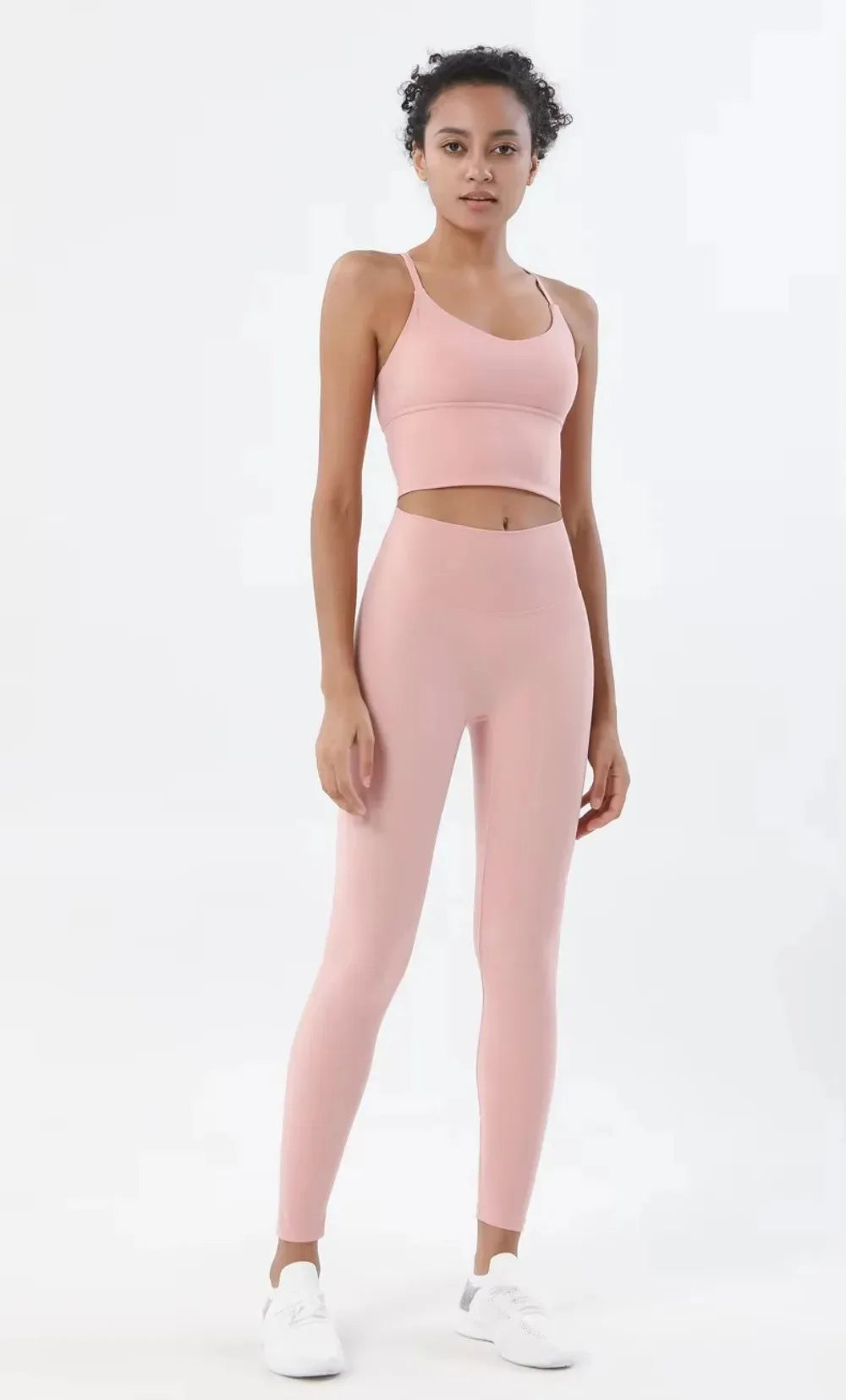 Naked Feeling Ensemble Sport Sans Couture Bleu Femme