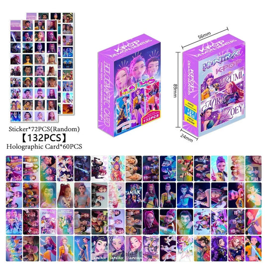 Huntrix Cartes Photo Holographiques Kpop Collection Privée