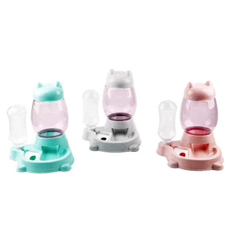 Automatic Feeder, Food Dispenser, Water Drinking Bowl, Feeding Dispenser for Cat and Dog, Practical Pet Supplies
