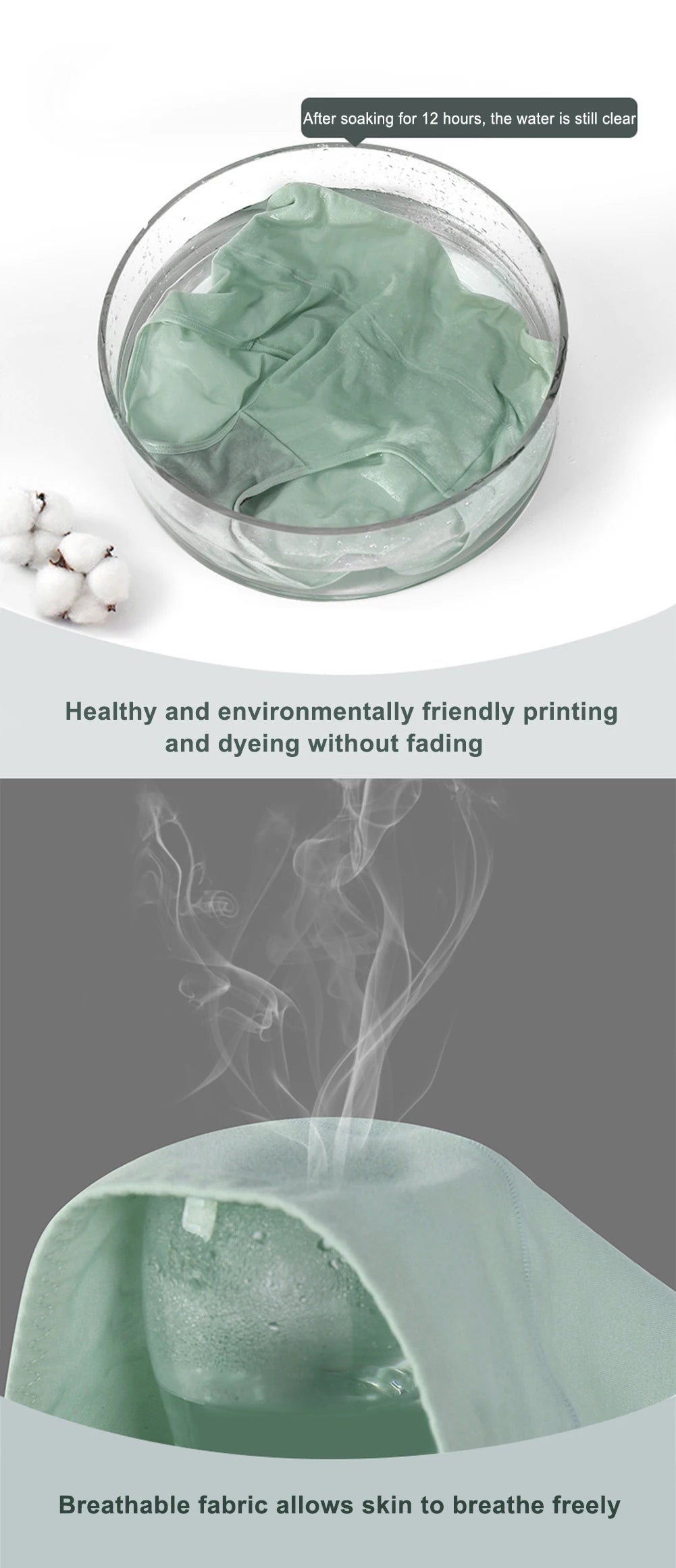 Love Cotton Culotte Taille Haute Graphène Antibactérien