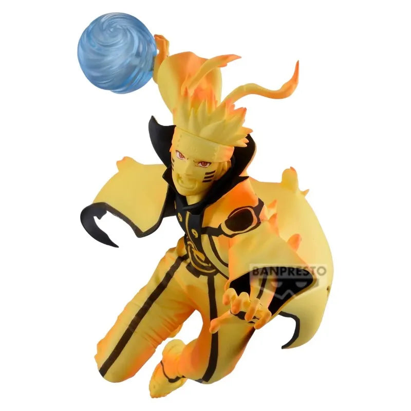 Bandai Original BANPRESTO Anime NARUTO SHIPPUDEN Uzumaki Naruto Namikaze Minato Kurama PVC Action Figure Model Collectible Toys