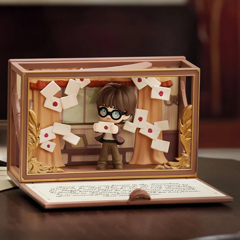 POPMART Harry Potter Poudlard série biographique boîte aveugle devinez sac jouets originaux poupée mignon Anime Figure ornements cadeau by LSDLBoutique.ch