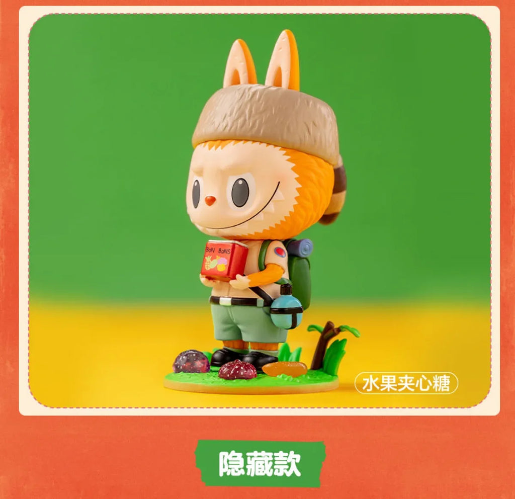 Pop Mart Labubu Candy Monsters PVC Figurine Pink Blue