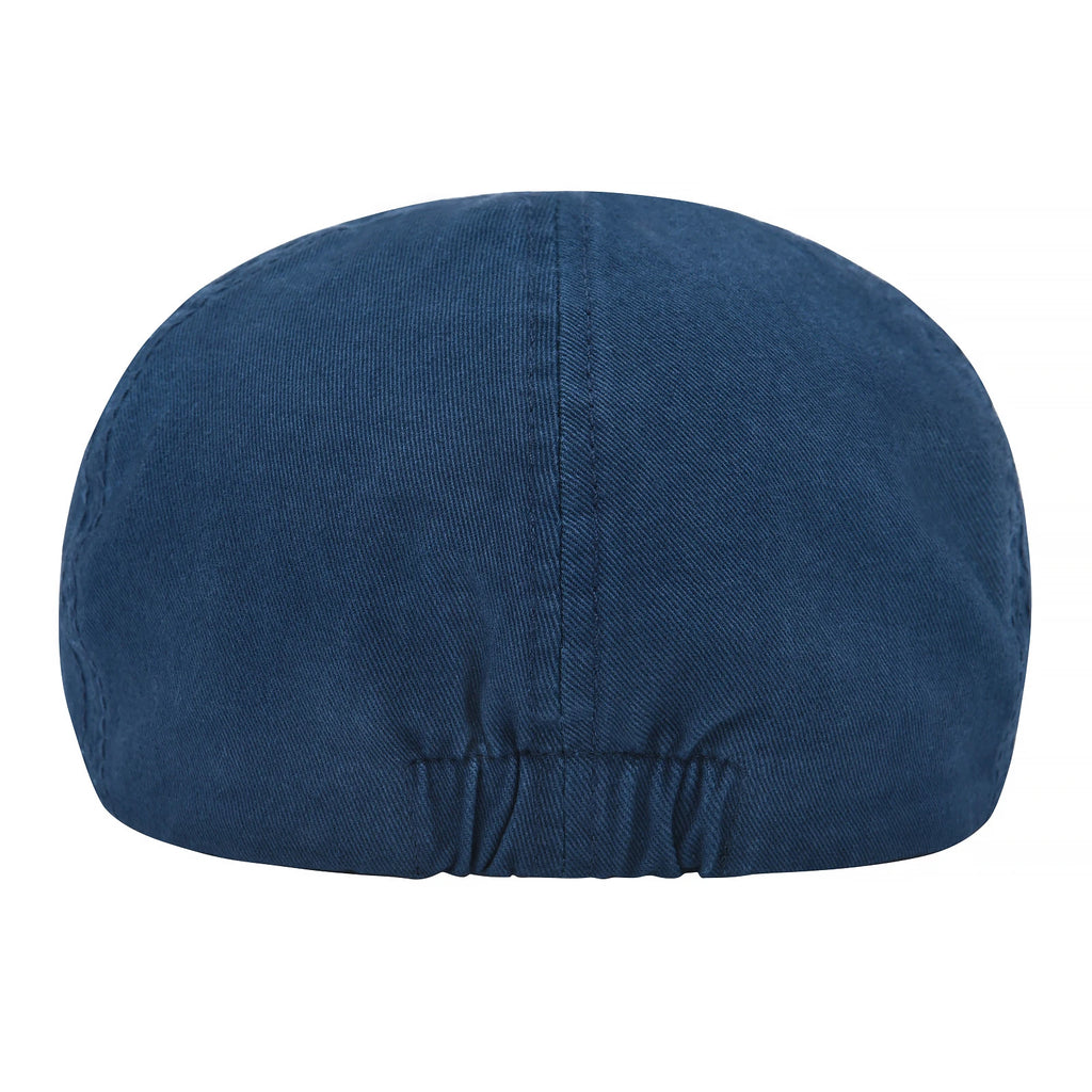 VoBoom Casquette Plate Coton Ivy Bleu Marine Unisexe