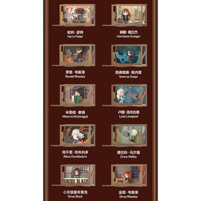 POPMART Harry Potter Poudlard série biographique boîte aveugle devinez sac jouets originaux poupée mignon Anime Figure ornements cadeau by LSDLBoutique.ch