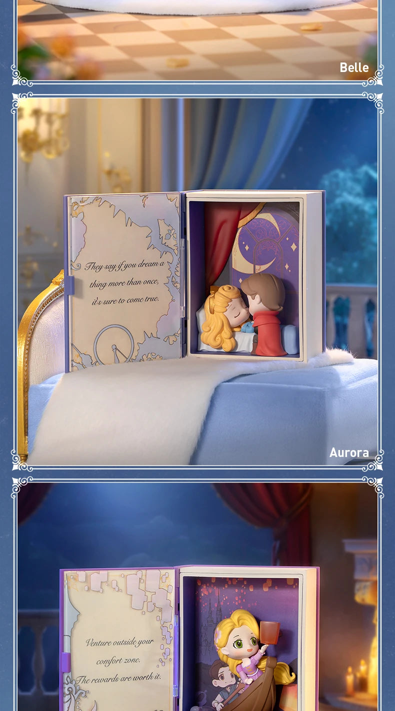 POP MART Disney Princess Fairy Tales Ensemble de Scènes Boîte Aveugle