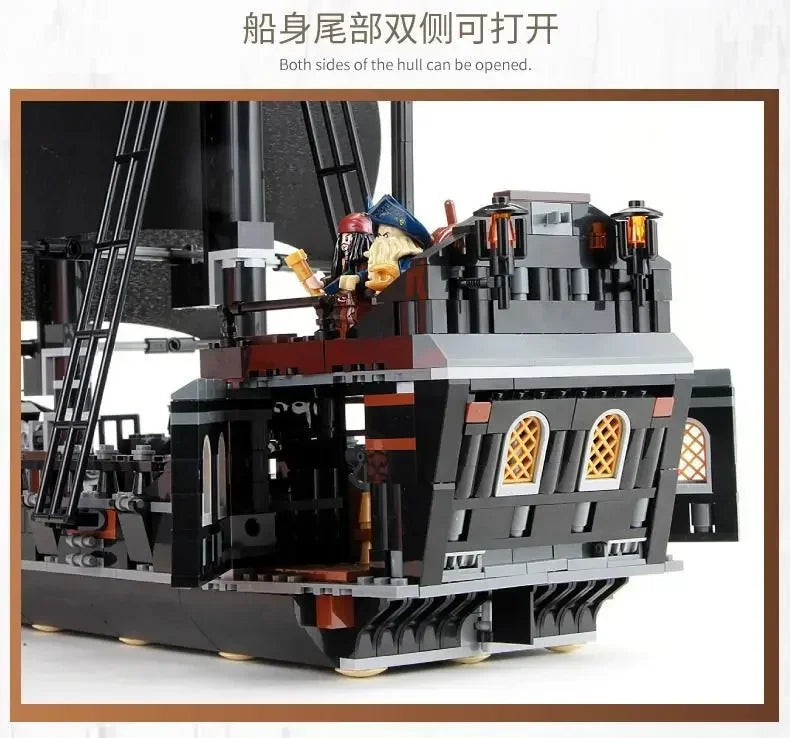 Blocs De Construction Bateau Pirates Créatifs Aventure Caraïbes À Assembler Briques 1 1 Jeu Enfant Adulte Cadeau Noël by LSDLBoutique.ch