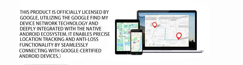 Peocke Mini Étiquette GPS Tracker Circulaire Compacte