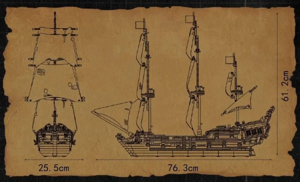 Blocs De Construction Bateau Pirates Créatifs Aventure Caraïbes À Assembler Briques 1 1 Jeu Enfant Adulte Cadeau Noël by LSDLBoutique.ch