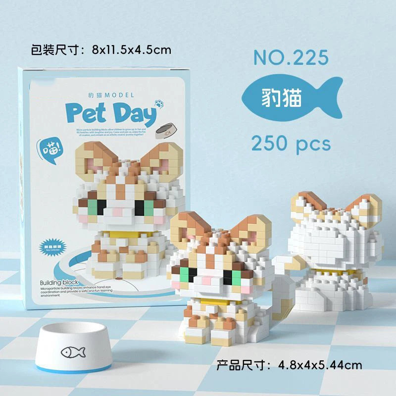 Mini Blocs De Construction Animal Chiens Chats Kit A Assembler Jouets Educatifs Pour Enfants 10 12 Ans Cadeau by LSDLBoutique.ch