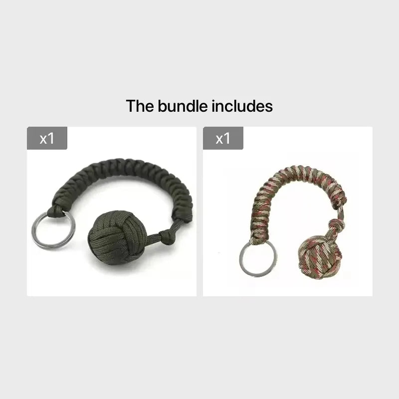 Umbrella Rope Self-Defense Steel Ball Monkey Fist