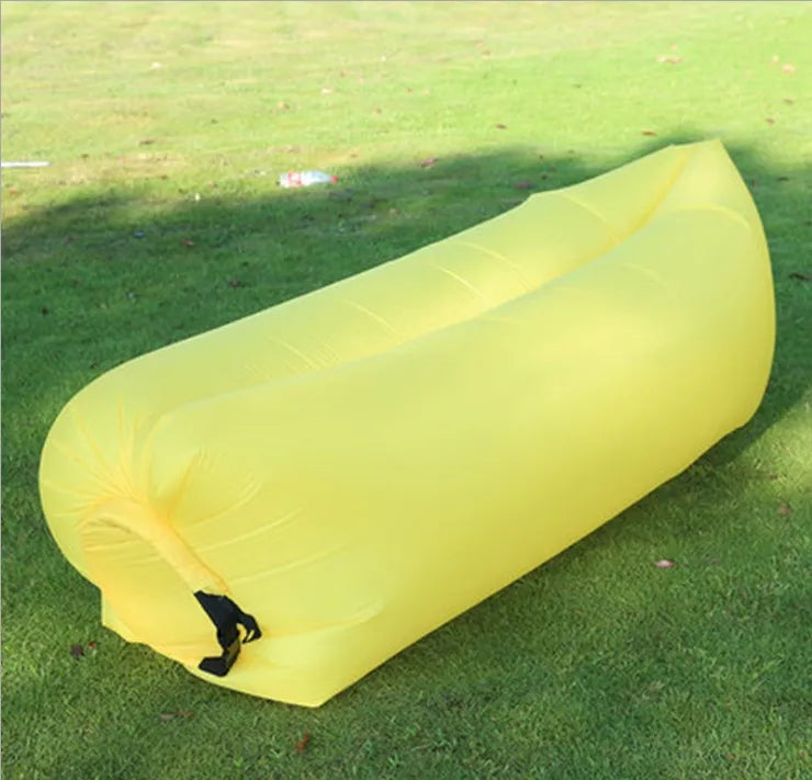Canapé gonflable air sofa de plage et camping – avec sac