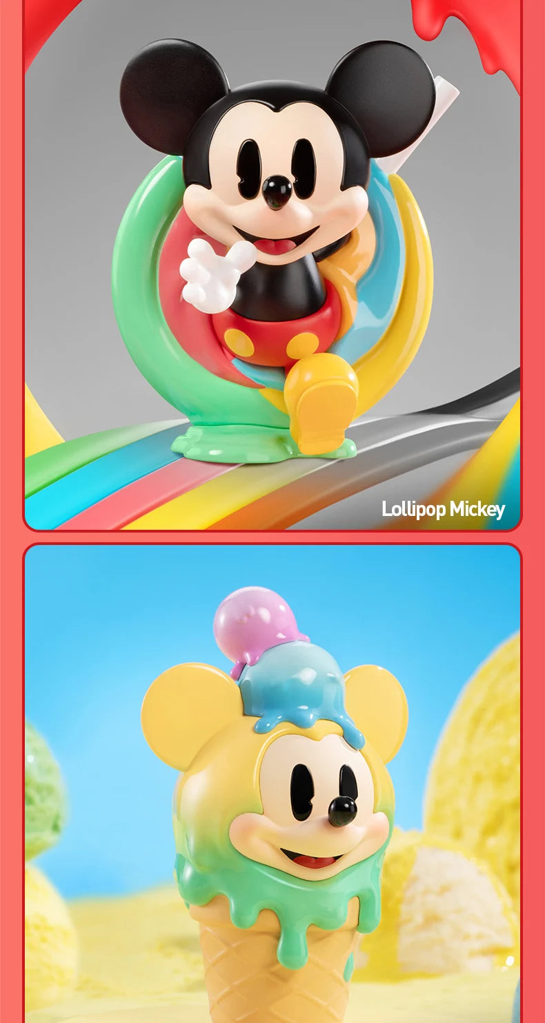 POP MART Figurine Mickey Disney PVC Kawaii Multicolore