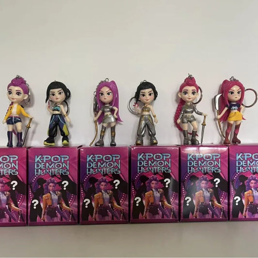 Kpop – figurines de chasseurs de démons en Pvc, Collection de statues, modèle Rumi Mira Zoey, boîte aveugle, jouets pour garçons et filles, cadeau de noël et d'anniversaire, nouveau by LSDLBoutique.ch