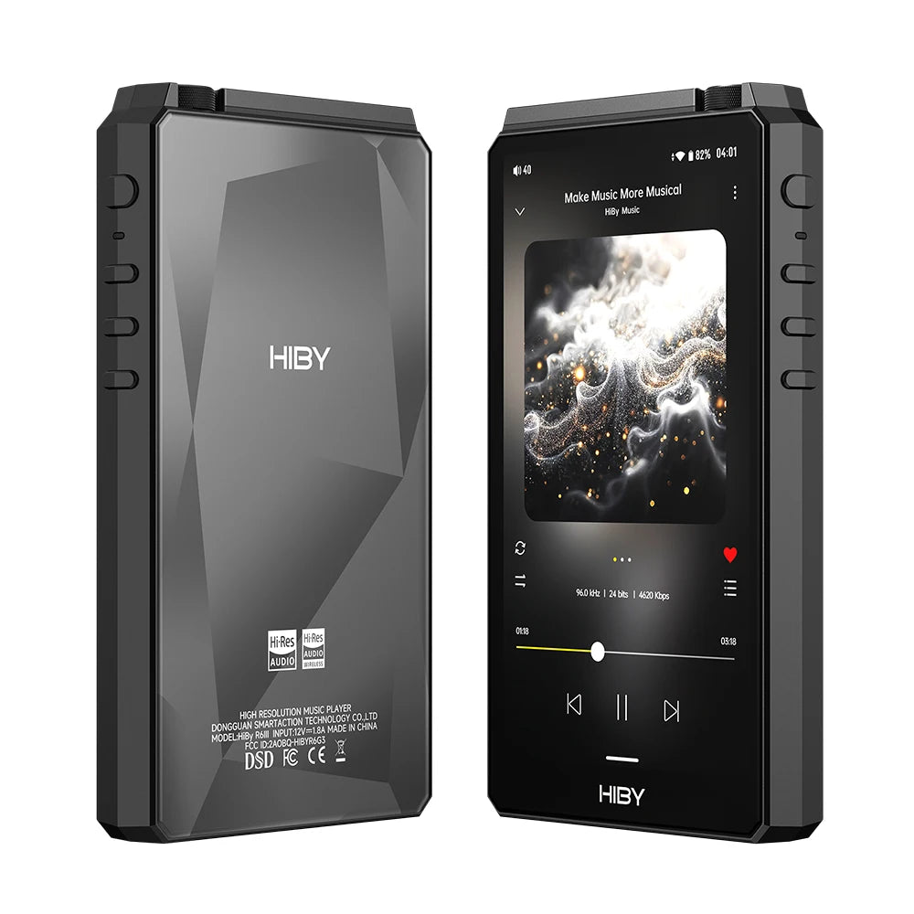 HiBy R6 III Lecteur Musique Portatif Aluminium Android 12