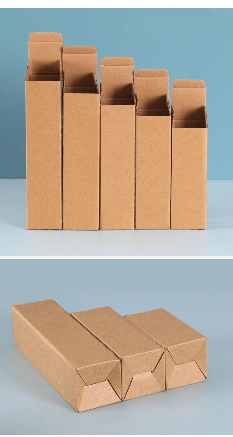 Corrugated Rectangular Cardboard Packaging Boxes, Pack of 20