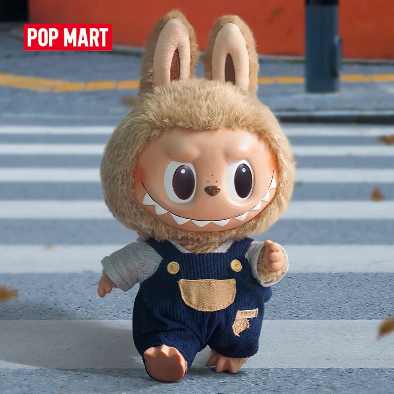 POP MART Labubu Time To Chill Beige Vinyl Plush Doll