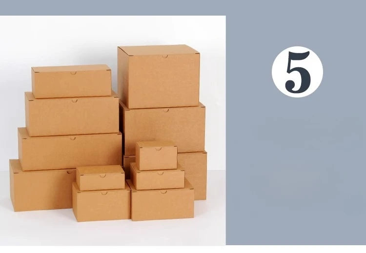 Folding Corrugated Paper Boxes, Pack of 20 for Shipping