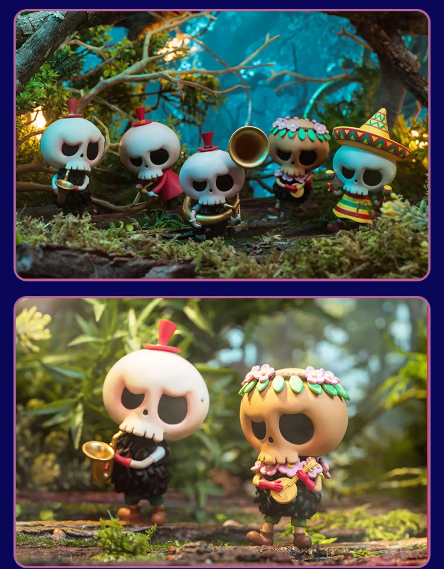 Pop Mart Labubu Forêt Concert Figurine PVC Collection