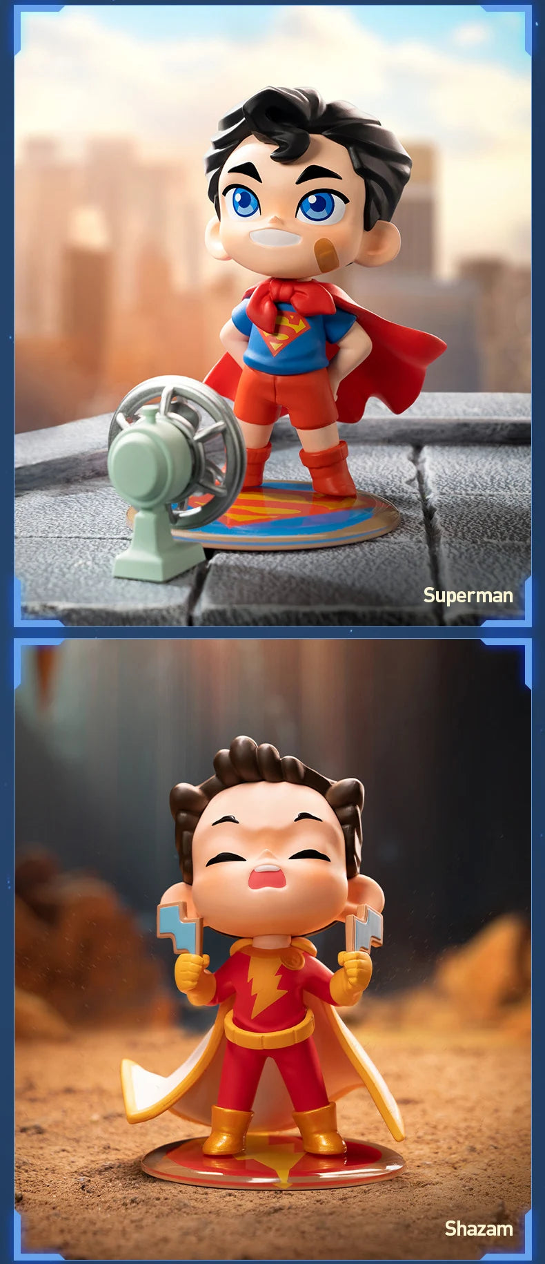 Pop Mart Figurine DC Justice League Enfance PVC Multicolore