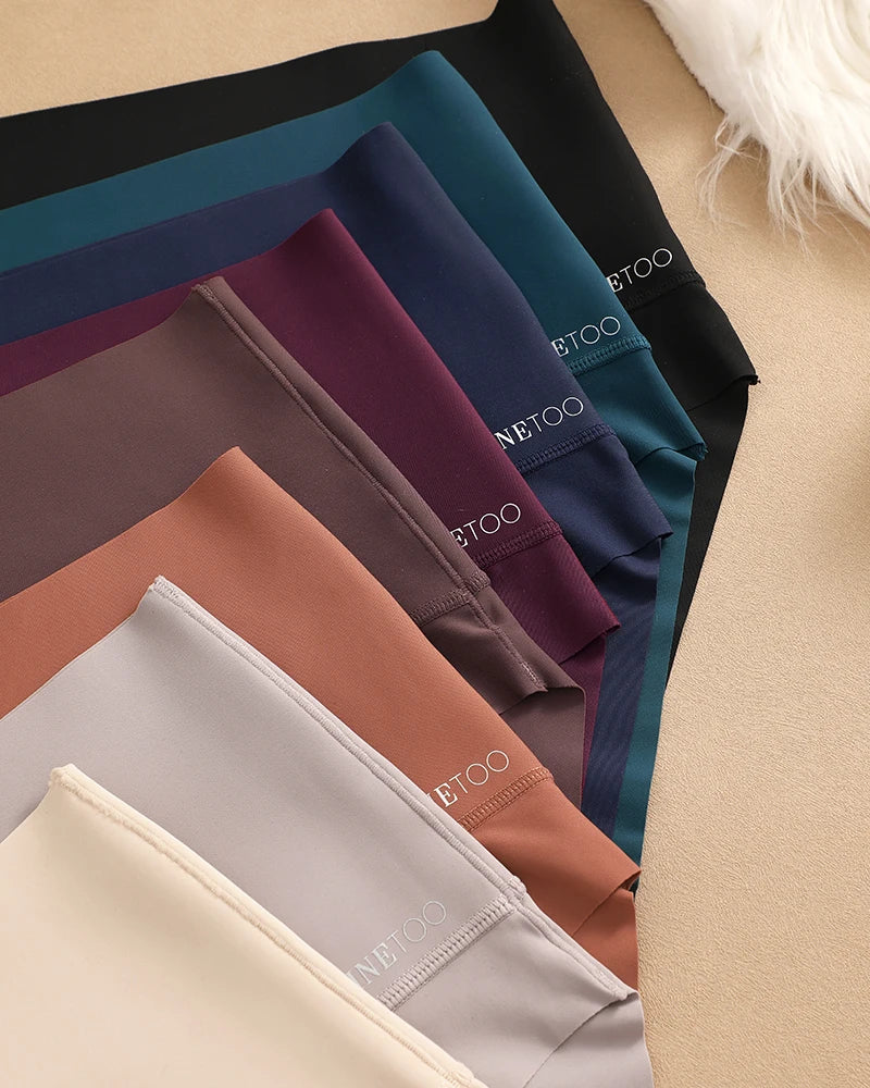 Finetoo Culotte Sans Couture Taille Haute 8 Pièces