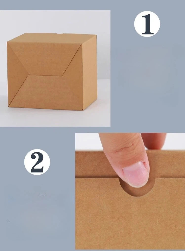 Folding Corrugated Paper Boxes, Pack of 20 for Shipping