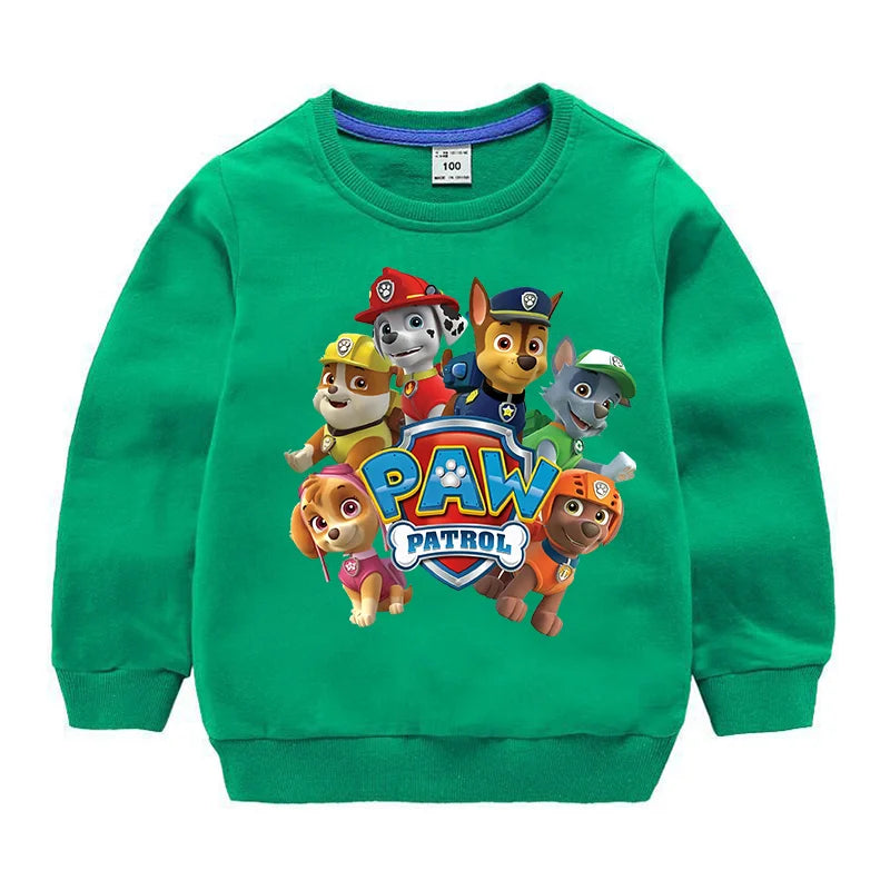 Sweat-shirt à capuche pour Sport, mignon, Paw Patrol, décontracté, dessin animé Paw Patrol, Patchwork, pull, automne, vêtements de Sport, cadeaux d'anniversaire, 2024 by LSDLBoutique.ch
