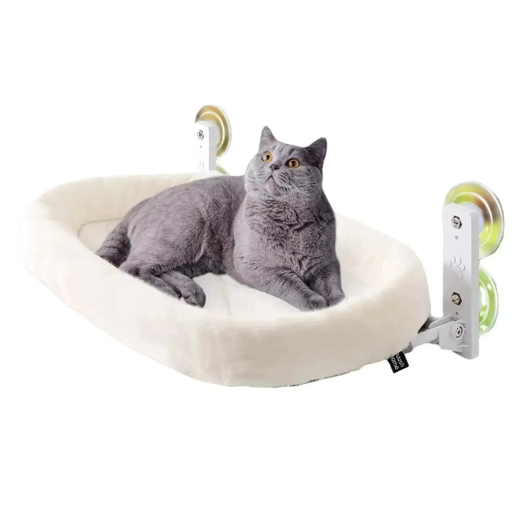Hamac d’Hiver pour Chat – Habitat Fenêtre à Ventouses Renforcées - LSDLBoutique