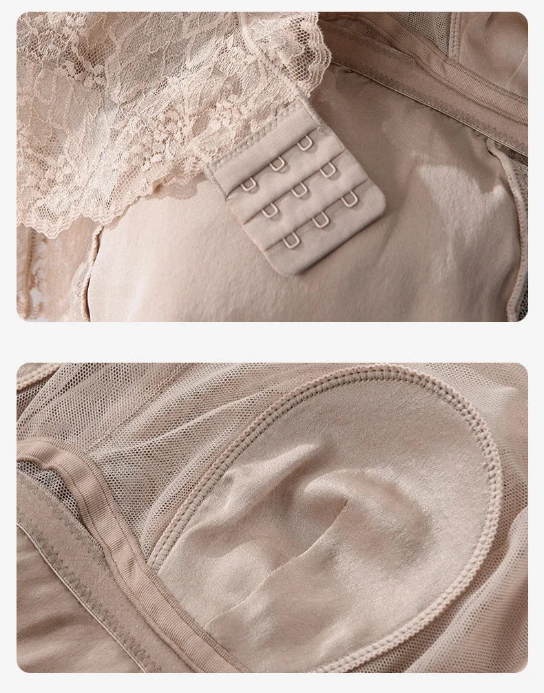 Les Secrets de Léa – Soutien-gorge sans fil en dentelle rembourrée – Mihari