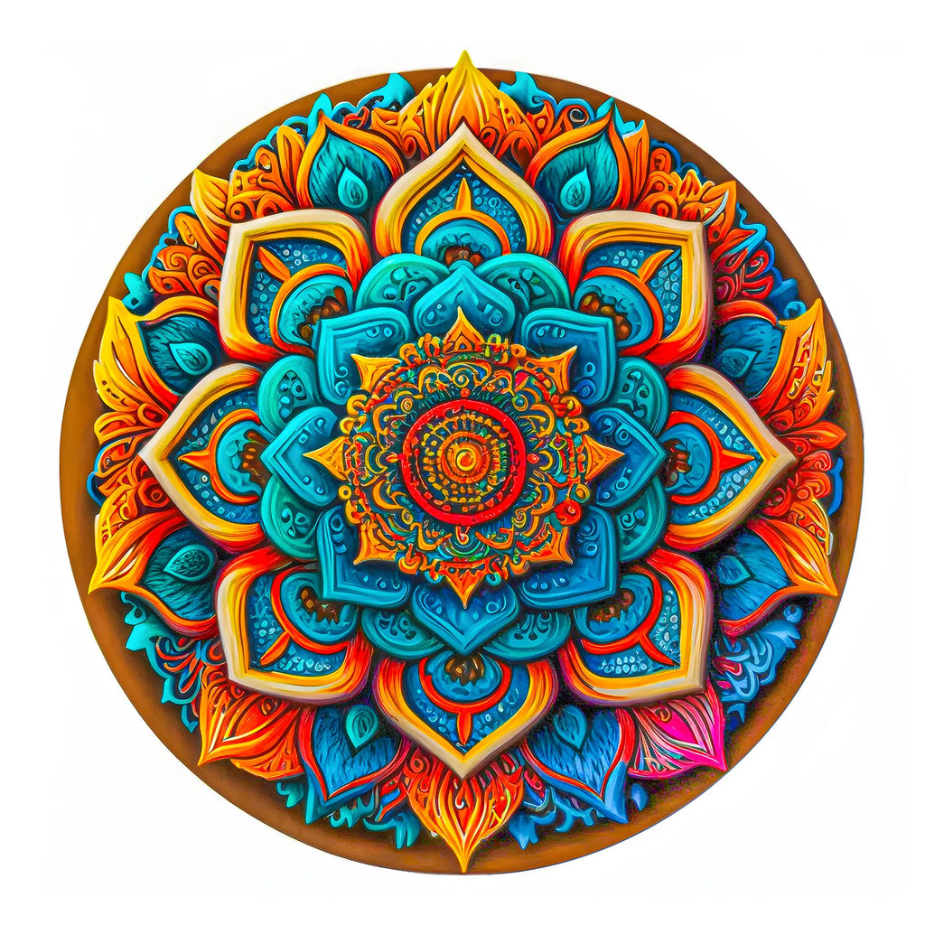 Puzzle en bois motifs floraux et animaux – Unique Flower