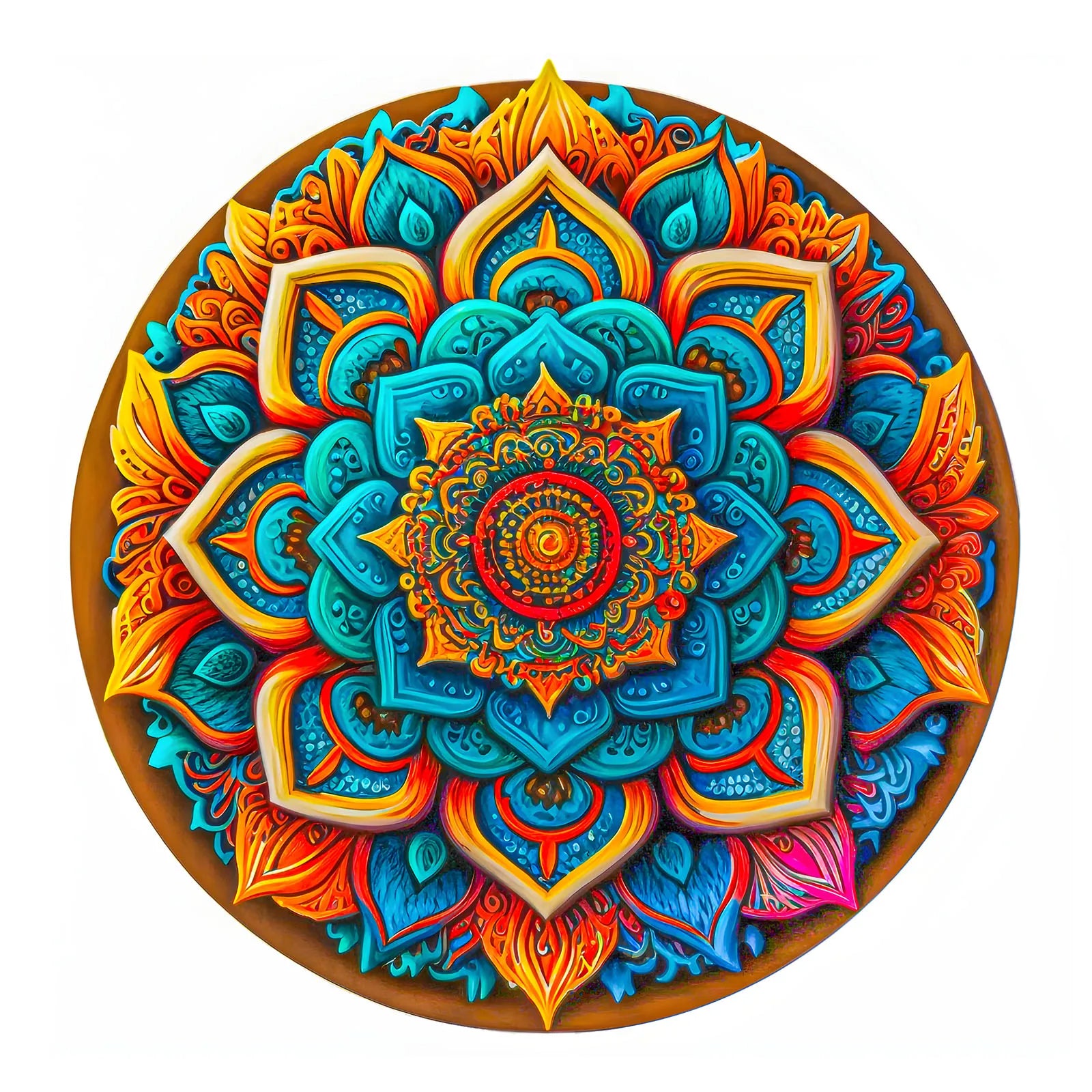 Puzzle en bois motifs floraux et animaux – Unique Flower