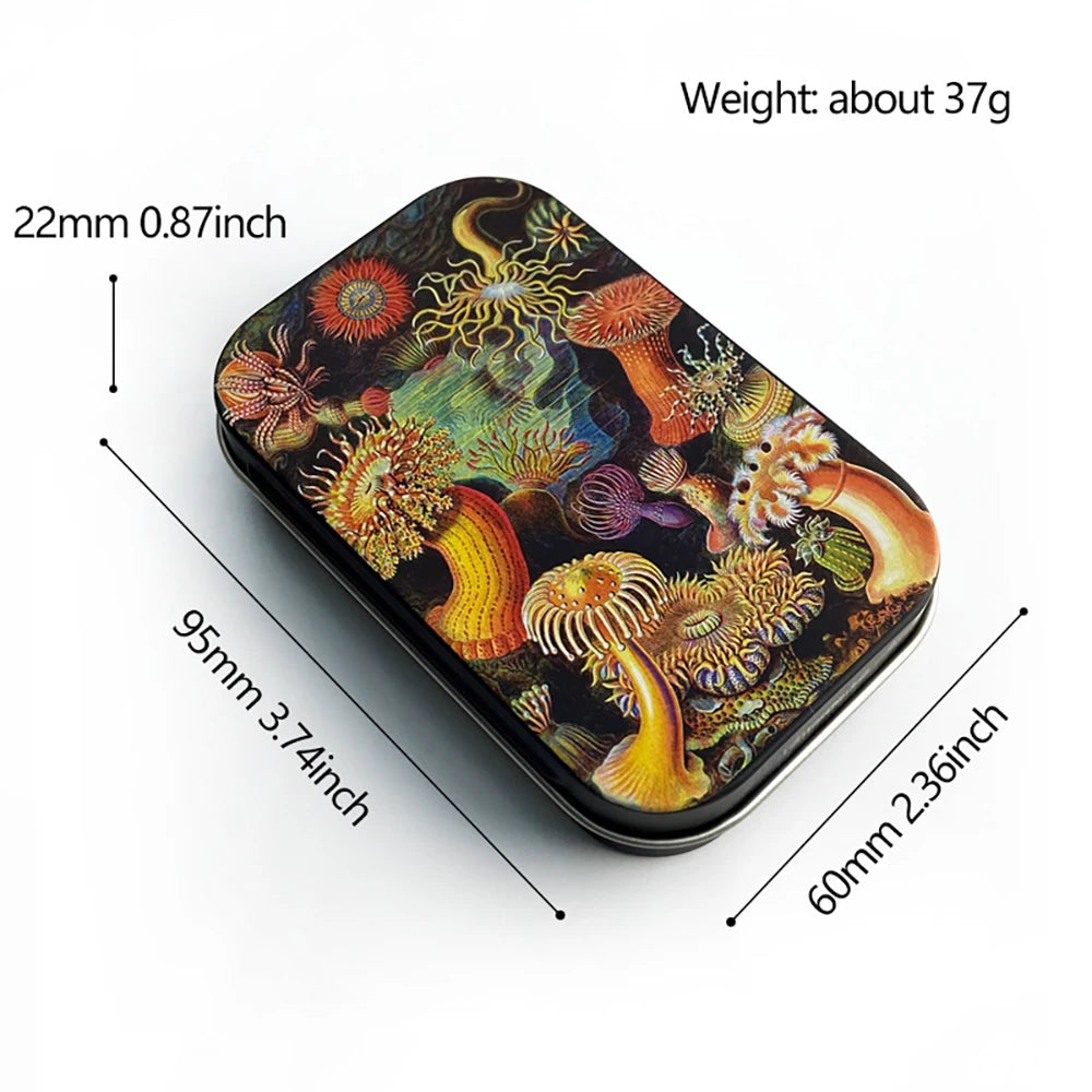 Rolling Tray 18x14 cm Tinplate For Tobacco 2 Pieces