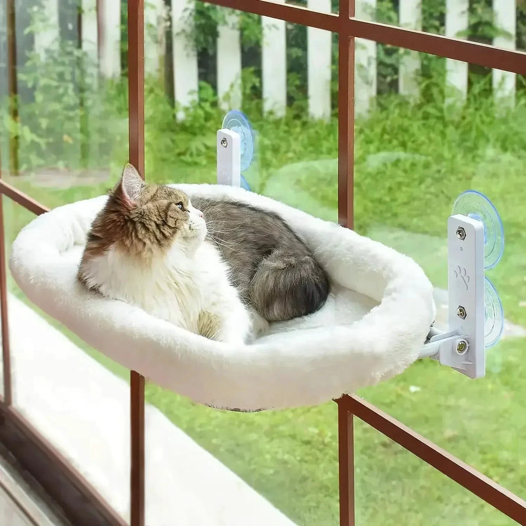 Hamac d’Hiver pour Chat – Habitat Fenêtre à Ventouses Renforcées - LSDLBoutique